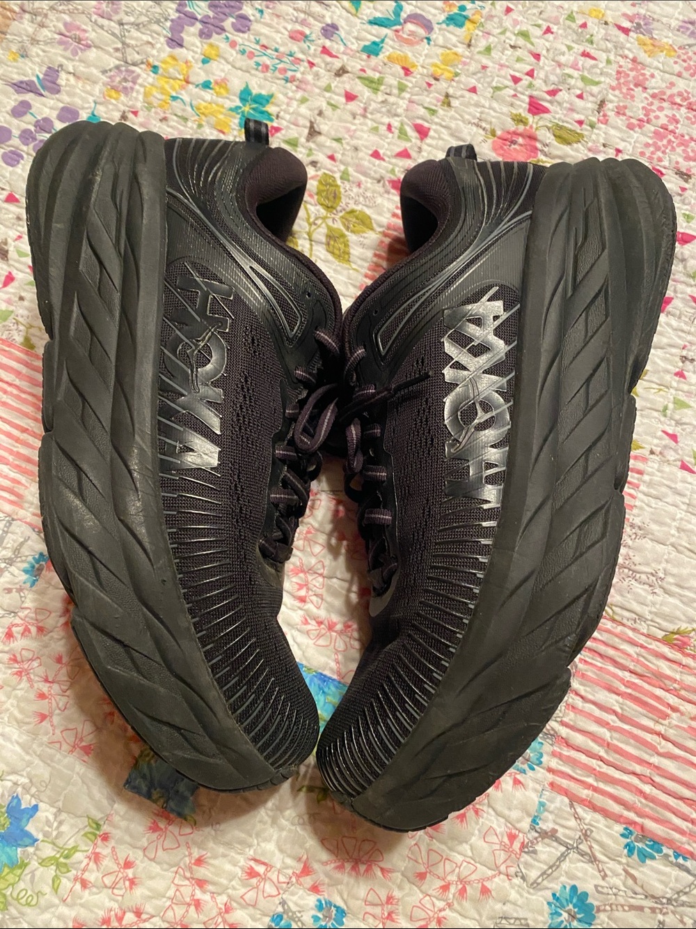 Hoka Men's Black Athletic Running Shoes size 11 EUC